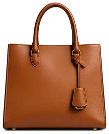 Original brown leather handbag product photo